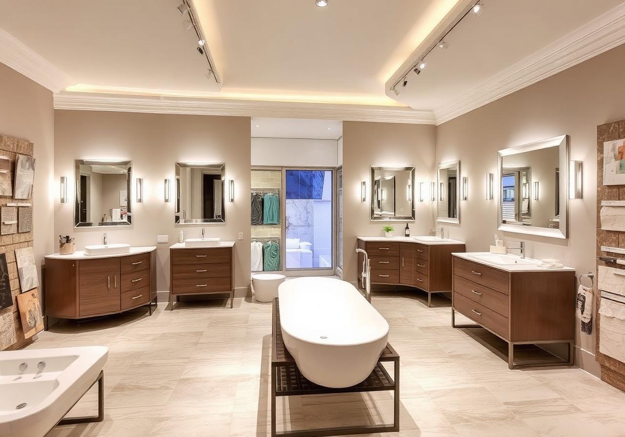 Bathroom showroom display